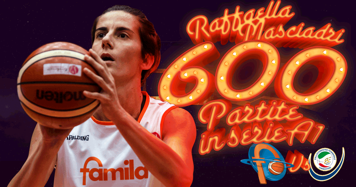 Il capitano Raffaella Masciadri Domenica celebra la 600 partite in A1