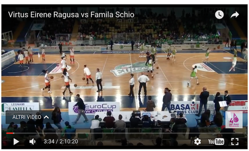 Gara 4 Ragusa – Schio, video integrale