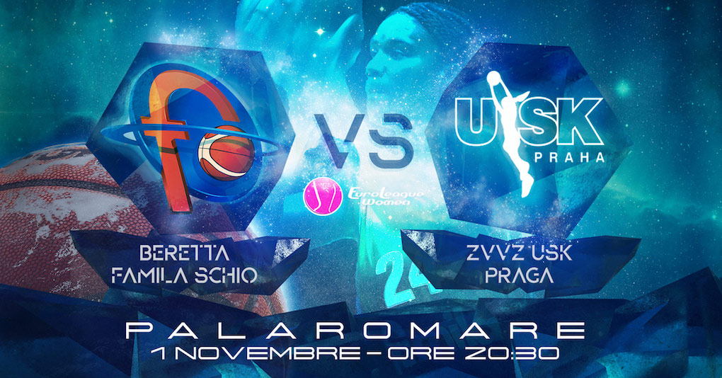 Eurolega, Giovedì 1 Novembre Beretta Famila Schio vs ZVVZ Praga