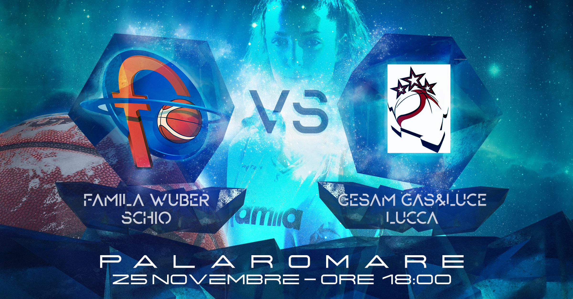 Domenica alle 18 Famila Wuber Schio – Gesam Gas&Luce Lucca