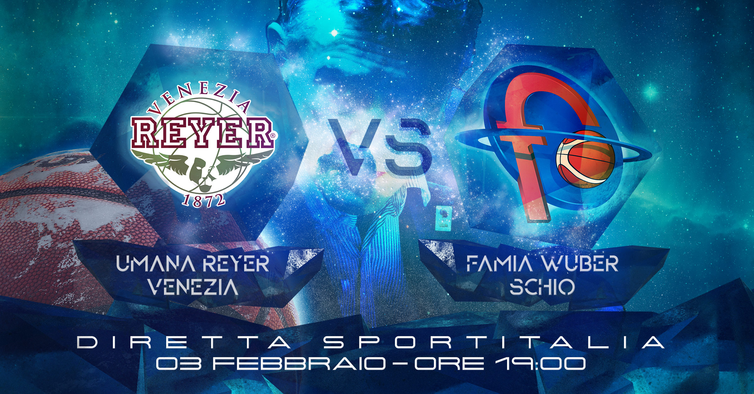 Domenica alle 19.00 Famila Wuber Schio a Venezia vs Reyer