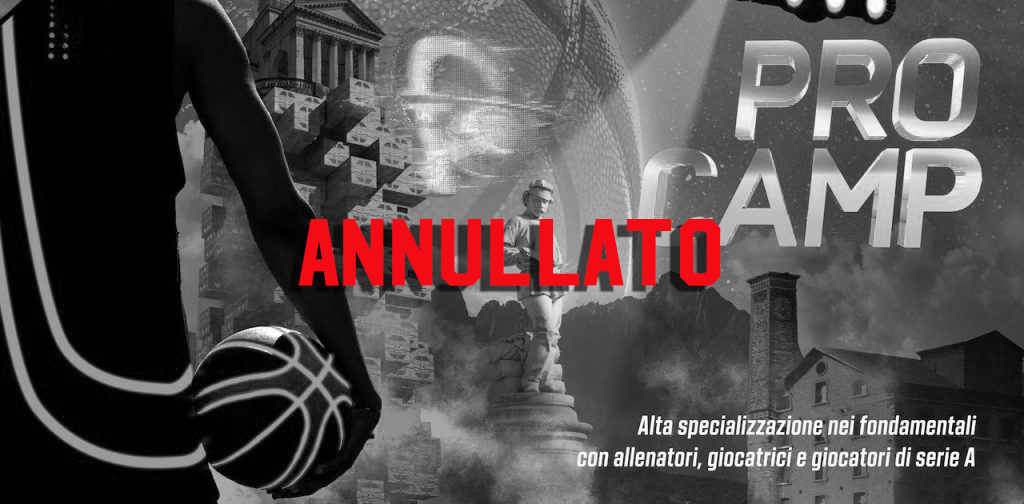 Annullato ufficialmente il “Pro Camp” di questa estate