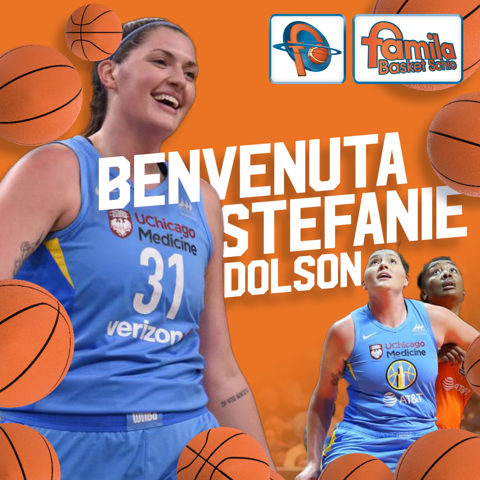 La lunga statunitense arriva dalle Chicago Sky