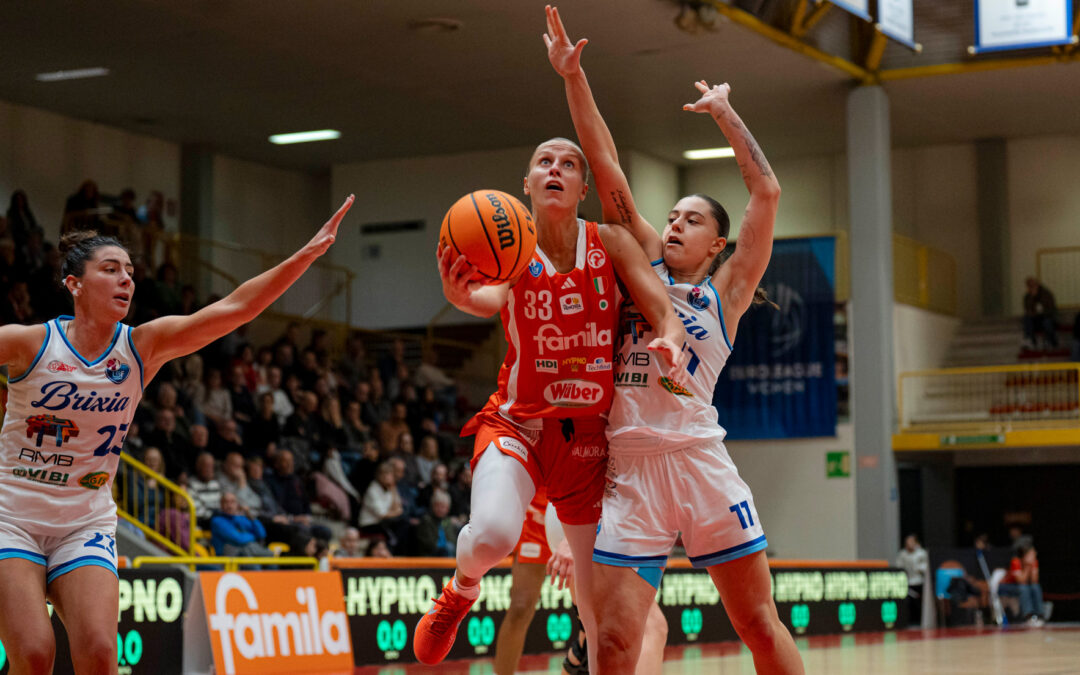 Il Famila vince in scioltezza con Brixia