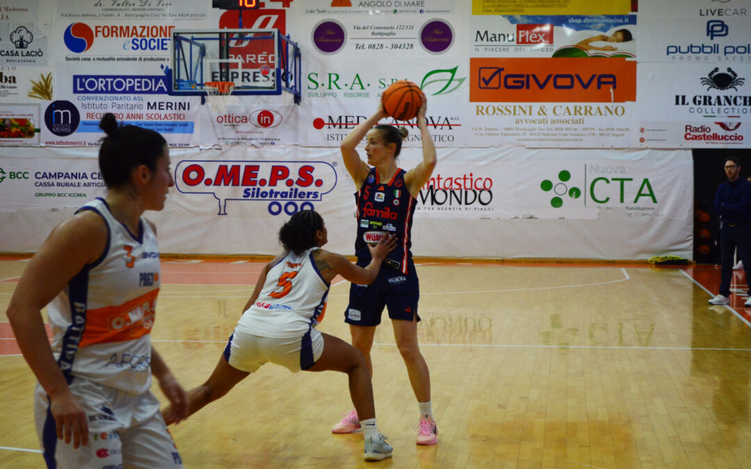 Il Famila supera un’agguerrita Battipaglia per 73-88