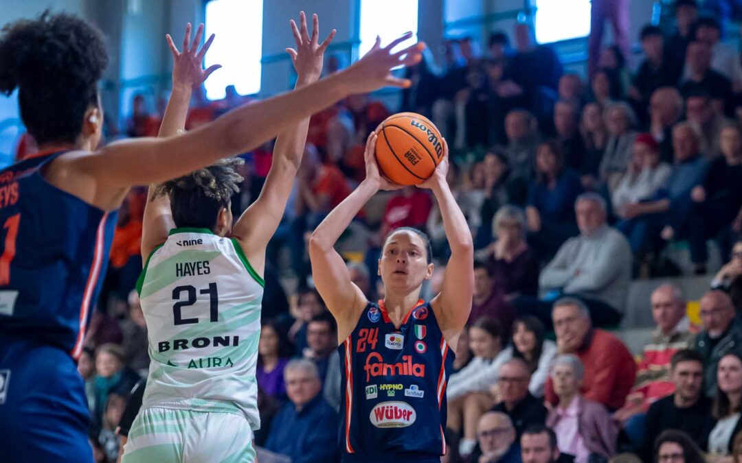 Il Famila chiude la pratica Broni 54-73 e vola in semifinale