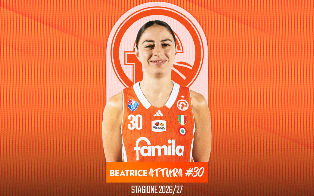 Beatrice Attura raccoglie l’eredità di Sottana: è la nuova playmaker del Famila Basket
